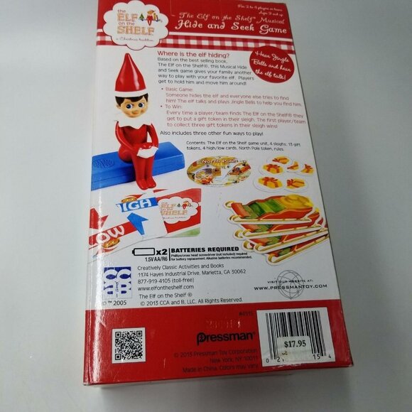 Elf on Shelf Hide Seek Game Elf Surveillance Primitive by Kathy Sign New Lot 2 - Picture 4 of 7